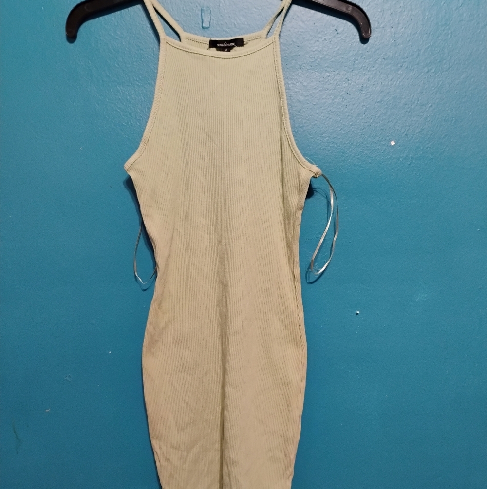 Ambiance Light Green Ribbed Top